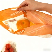 Sac d'emballage en plastique perforé, anti-humidité, anti-buée, respirant et refermable RDY pour fruits et bananes