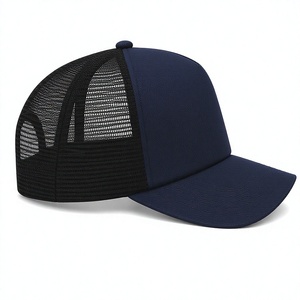 Custom Brand Customizable 6-Panel Mesh Bomber Style Snapback Cap Heat-Transfer Printed Unisex Adult Adjustable Sports Headwear - Product Image 3