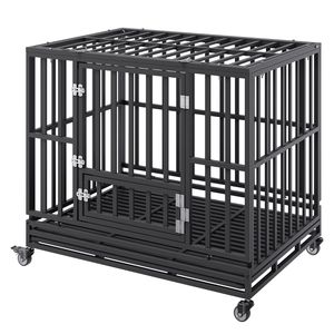 Cuccia per Cani Robusta da 42 Pollici, Indistruttibile, con 3 Porte, per Cani di Taglia Media e Grande, con Ruote Bloccabili e Trasportino XXL/XL - Product Image 1