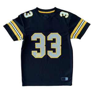 2026 New Arrival Unisex American Football Jersey T-<b>Shirt</b> Short Printed Quick Dry Autumn Boxy Fit Mesh Custom Cropped 100% - Product Image 1