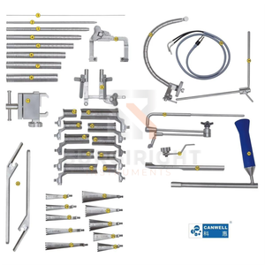 Instruments de chirurgie de la colonne vertébrale à intervention minimale invasive, cage en acier inoxydable PEEK, système de fusion PLIF TLIF, certifié CE, classe II chirurgicale - Product Image 3