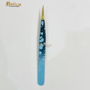 Pince à cils de précision en acier inoxydable, outil professionnel pour extensions de cils, qualité salon durable, pointe lisse, 12-14 cm - Product Image 6