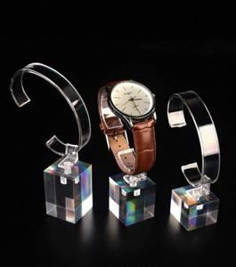 <span class=keywords><strong>2025</strong></span> Chất lượng cao tùy chỉnh thực hiện rõ ràng Acrylic đồng hồ hiển thị trường hợp với CC Cuff cửa hàng hiển thị đứng cho đồng hồ - Product Image 1