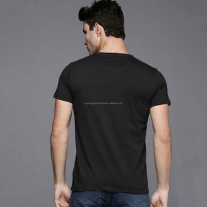 Parche de bordado desgastado de color de tamaño personalizado camiseta para hombre Camiseta desgastada de algodón pesado para hombre - Product Image 4