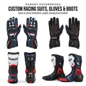 Combinaison de course en cuir personnalisée pour moto, équipement de protection pour motard, vêtements de motard pour la piste, en cuir de vachette, fabricant OEM - Product Image 5