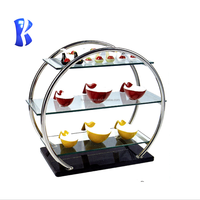 OKEY Fournitures Hôtelières Équipement de Restauration Présentoir de Buffet Support de Présentation pour Thé de l'Après-midi et Banquets