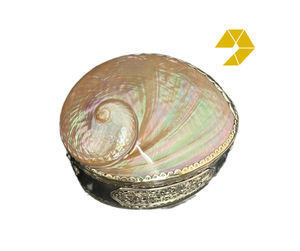 Mother Of Pearl Shell Jewelry Organizer Luxury Mother Of Pearl Jewelry Box for <b>Ring</b> Necklace <b>Storage</b> Elegant Metal Craft Vietnam - Product Image 1