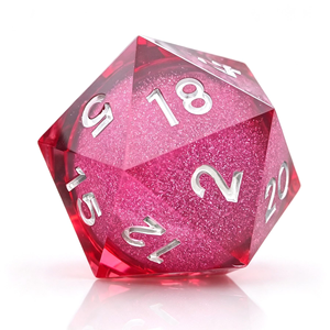 ลูกเต๋าเรซิ่นเหลวแบบทำมือ ลูกเต๋าหลายเหลี่ยมสำหรับเกม DND RPG - Product Image 5