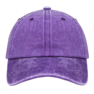 Gorra de béisbol de invierno de 5 paneles de mezclilla lavada rosa, estilo vintage, ajustable, con visera curva, casual, con remaches y botones, deportiva. - Product Image 5
