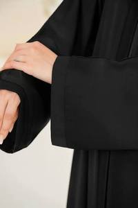 Premium Nida Chiffon <b>Abaya</b> Fabric 100% Polyester Soft Medium Weight 75D Girls Wrinkle Resistant Garment Kaftan Hijab Flow - Product Image 6