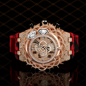 Reloj de Lujo con Diamantes Moissanite VVS para Hombre, Reloj de Pulsera de Acero Inoxidable Completamente Cubierto de Diamantes - Product Image 1
