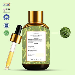 SQIN Botanicals Aceite Esencial de Limoncillo Orgánico Certificado, Extracto de Hojas Destilado al Vapor, Venta al por Mayor a Granel para Cuidado de la Piel y Masajes - Product Image 2