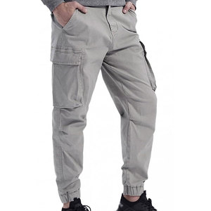 Pantalones Cargo Utilitarios para Hombre, Construcción Resistente con Corte Recto y Bolsillos Prácticos para Aventuras al Aire Libre y Trabajo - Product Image 1