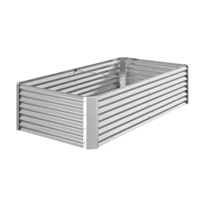 Jardinera Elevada Grande de Acero, Jardinera Rectangular Elevada para Exteriores, Decoración Minimalista para el Hogar GB008 - Product Image 1