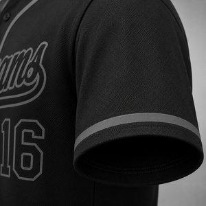 Maillot de baseball marron pour homme, manches courtes, boutons sur le devant, nom de l'équipe 00, polyester, évacuation de l'humidité, 320g, coupe classique, adulte, toutes saisons - Product Image 3