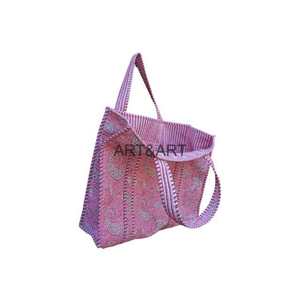 Bolsa de Mano Personalizada Ecológica Reutilizable Informal de Tela No Tejida con Logotipo con Estampado Floral 100% Algodón Grande para Fiestas - Product Image 6