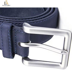 Ceinture en cuir décontractée pour homme de style luxueux avec boucle en acier, design classique, imperméable, de haute qualité, personnalisable - Product Image 3