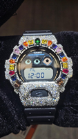 Montre de luxe pour homme G SHO Quartz ETA automatique mécanique VVS Moissanite numérique style affaires Hip Hop Iced 40mm Métal 3Bar Starspire