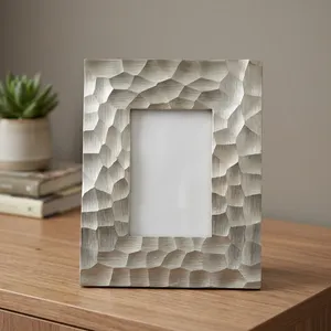 Handmade Agate Quartz Marble Photo <b>Frame</b> Luxury Rectangular Tabletop Picture Display Modern Home Office Decorative Gift Premium - Product Image 3