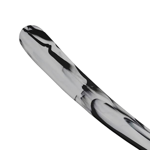 Plastic Handle Low MOQ Folding Barber Hair Shaving Tool <b>Straight</b> Edge Barber <b>Razor</b> Single Blade Manual Shaving <b>Razor</b> for Men - Product Image 3