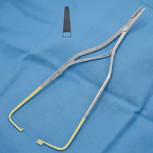 Porte-aiguille chirurgical avec manche doré, certifié CE, instrument manuel pour opération chirurgicale, classe I - Product Image 2