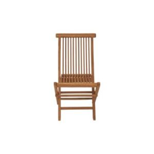 Outdoor Solid Teak Wood <b>Folding</b> Chair-Waterproof & Durable for <b>Garden</b>/Patio Dining - Product Image 2