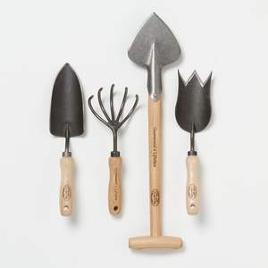 Juego de Herramientas de Jardinería de Acero Pulido de Primera Calidad con Mango de Madera para Trabajos de Precisión - Product Image 4