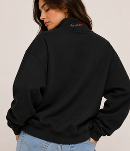Fabricante de Sudaderas de Invierno Cálidas, Reversibles, Vintage, de Cuello Alto, para Mujer, al Por Mayor y Personalizadas - Product Image 3