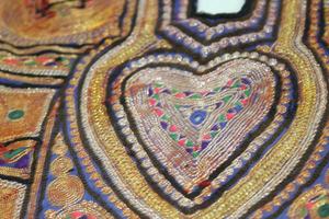 Vintage Boho Banjara bordado cuello yugo Banjara bordado cuello Banjara tela textil - Product Image 4