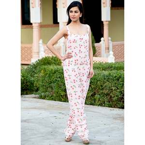 จั๊มสูทเอวสูงสีชมพูเชอร์รี่สำหรับผู้หญิง ไซส์ XS ดีไซน์ระบายอากาศได้ดี เหมาะสำหรับชีวิตประจำวัน - Product Image 3