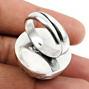 Adorable Band <b>Ring</b> With Classic Design Crafted From 925 Solid Sterling Silver Bohemian Jewelry For Women At Reasonable Price - Product Image 3