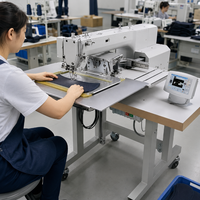 Machine à coudre industrielle VMA à prix de gros avec capteur de détection de bris de fil, machine à coudre informatisée pour motifs