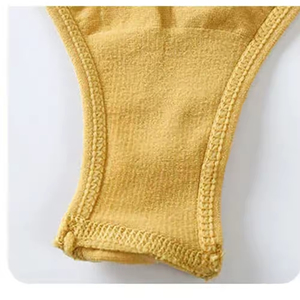 Nouveaux ensembles de bikinis 2 pièces pour femmes, design personnalisé, couleur unie, séchage rapide, logo sur le devant, best-seller en vente - Product Image 3