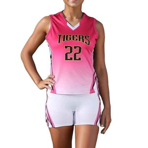 ชุดวอลเลย์บอลหญิงแบบสั่งทำพิเศษด้วยเทคนิคการพิมพ์แบบซับลิเมชั่นเต็มรูปแบบ เนื้อผ้านุ่ม ระบายเหงื่อได้ดี เหมาะสำหรับการแข่งขันระดับมืออาชีพ - Product Image 1