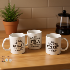 Juego de 3 Tazas de Cerámica LUKA STONEWARE de 330 ml, Tazas Surtidas - Product Image 3