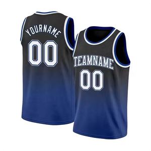 Ensembles de maillots de basket-ball personnalisés unisexes imprimés par transfert thermique, coupe ajustée, col en V, logo d'équipe, impression du nom du joueur, qualité supérieure - Product Image 5