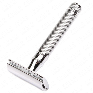 Wholesale Professional Barber Adjustable Safety <b>Razor</b> Double Edge Men's Stainless Steel Wet Shaving <b>Razor</b> Premium Quality - Product Image 5