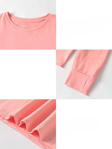 Nueva sudadera de manga larga con cuello redondo, estilo casual y holgado para mujer, precio mayorista barato, sudadera extragrande para mujer - Product Image 6