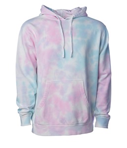 Sudadera con capucha oversize tie-dye para hombre, de algodón y felpa, estilo casual urbano, holgada, de manga larga y cálida. - Product Image 2
