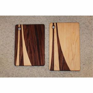 Planche à découper en bois de noyer noir de qualité supérieure avec poignée, grande planche à découper réversible pour la viande, le fromage, la charcuterie, plateau de service - Product Image 4