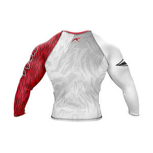 Men's Quick-Drying Compression <b>Long</b> Rash Guard Shirt Breathable Fitness Sportswear for MMA Gym Training Plain Fabric Sport - Product Image 2