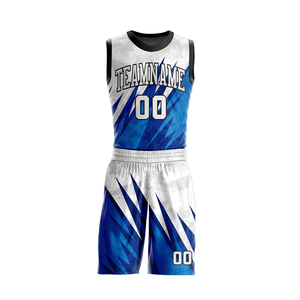 Maillot de basket-ball pour homme en tissu de qualité supérieure, ensemble uniforme de basket-ball personnalisé par sublimation avec logo et taille personnalisés, kit uniforme de basket-ball - Product Image 1