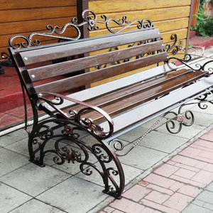 Handcrafted Wrought Iron Table and Chairs Decorative Patio Furniture for Villas Cafes and Luxury Resorts - Product Image 3