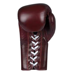 Hot Selling New Professional MMA Boxing <b>Gloves</b> Lace-Up Leather Hand Grips Custom 14oz 16oz Red Laceup Boxing <b>Gloves</b> for Adults - Product Image 3