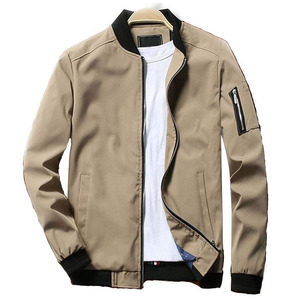 New Arrive High Quality Bomber <b>Jacket</b> for <b>Men</b> Lightweight Hip Hop Style Customize Logo <b>Thin</b> Casual <b>Jacket</b> - Product Image 1