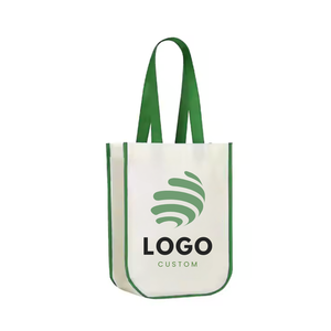 Sacs cabas réutilisables grande capacité en non-tissé pour femmes, avec votre propre logo, sacs cabas résistants et laminés avec logo - Product Image 6