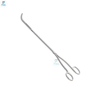 คีมผ่าตัด FIDA VATS แบบโค้ง DeBakey 1x2 ปากคีบแบบไม่ทำให้เกิดการบาดเจ็บ ผลิตจากเหล็กกล้าไร้สนิม ได้รับการรับรองมาตรฐาน ISO ใช้งานด้วยมือ นำกลับมาใช้ใหม่ได้ - Product Image 1