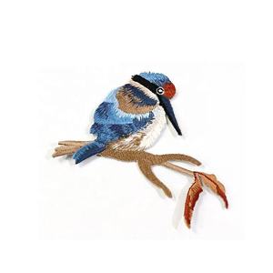 Patch brodé flamant rose thermocollant pour chapeaux, sacs, vestes, casquettes, vêtements de mode tropicale DIY, vente en gros F - Product Image 2