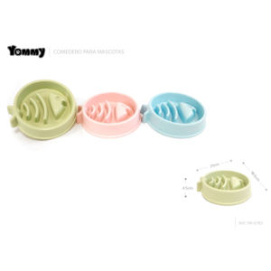 Ciotola per Animali Domestici Yommy 15cm, Mangiatoia in Ceramica Colorata per Gatti e Cani - Product Image 4