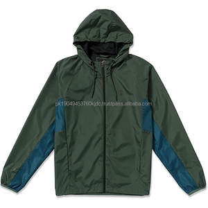 Chaqueta Cortavientos Unisex Ligera, Impermeable y Ecológica, con Capucha, Cierre de Cremallera, Transpirable, Estilo Oxford - Product Image 1
